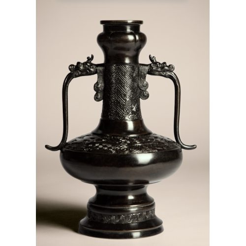 Bronze Flower Vase